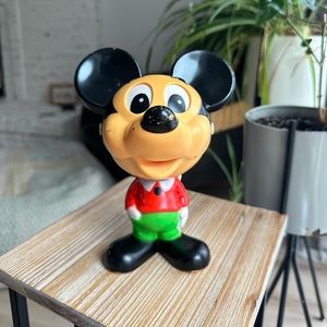 Vintage 1976 Mickey pull string talking toy